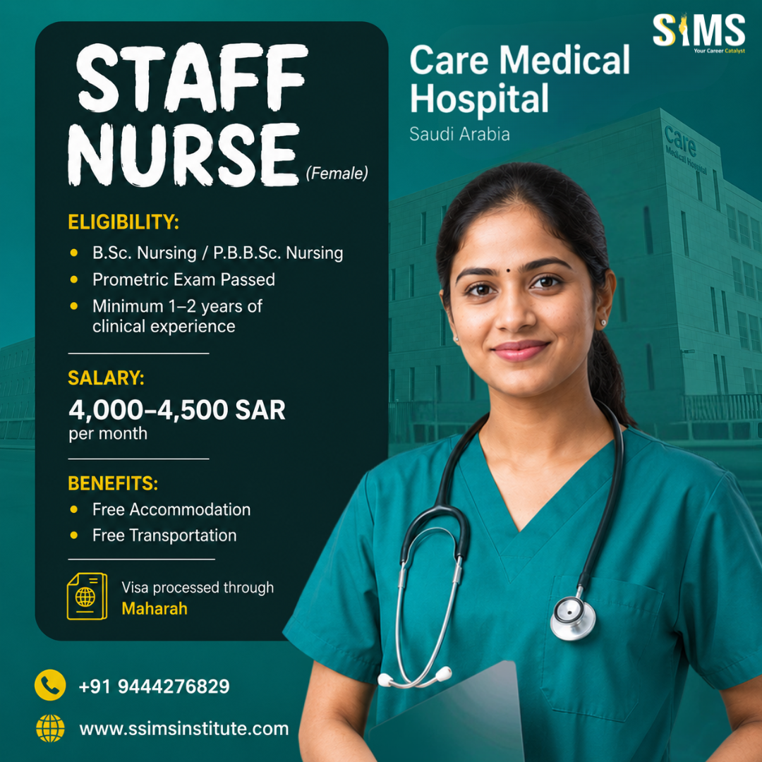 Staff Nurse — Gulf job poster